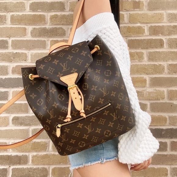Louis Vuitton Handbags - Authentic❤️Louis Vuitton Montsouris Rucksack Backpack Monogram Brown Canvas